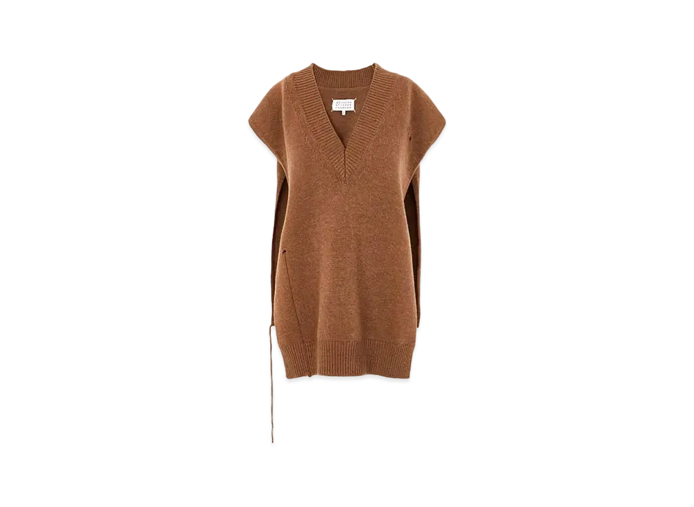 Maison Margiela Destroyed Tabard "Brown"