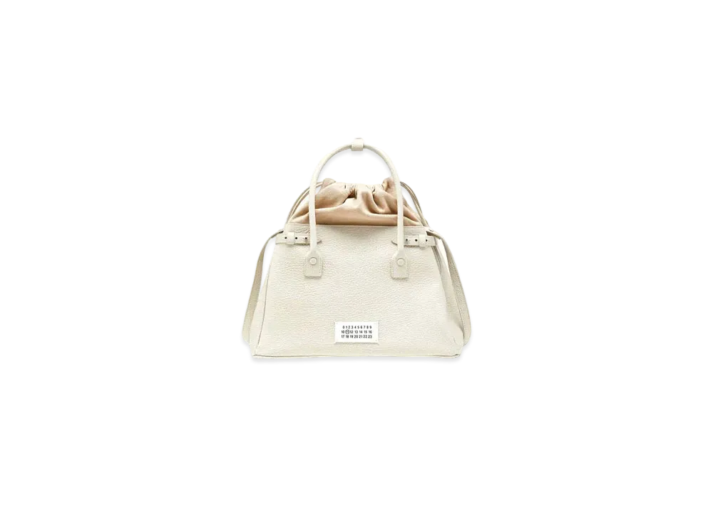 Maison Margiela 5AC Small Drawstring Bag "Light Grey"