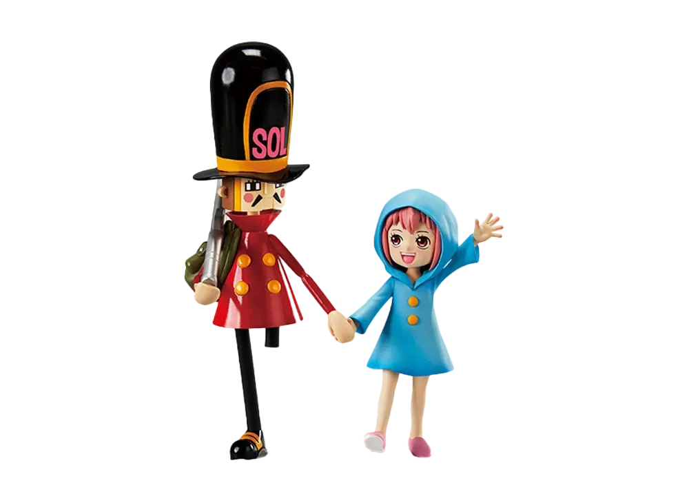 BANDAI "Ichiban Kuji" -One Piece Emotional Stories 2- D Prize Revible Moment -Rebecca & Soldier-