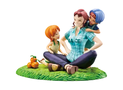 BANDAI "Ichiban Kuji" -One Piece Emotional Stories 2- Last One Prize Revible Moment -Nami & Nojiko & Bellmer- Last One Ver.