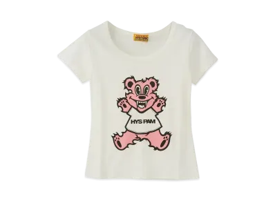 P.A.M. x HYSTERIC GLAMOUR Firebear Mini Tee "White"