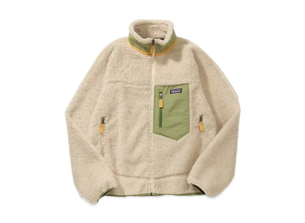 Patagonia Classic Retro-X Jacket "White/Green"