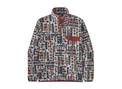 patagonia Men's Lightweight Chinchilla SnapT Pullover "Wandering Woods: Pumice"