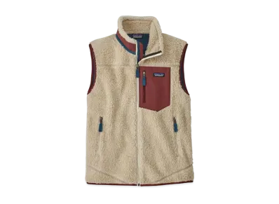 patagonia Men's Classic RetroX Vest "Dark Natural w/Sequoia Red"