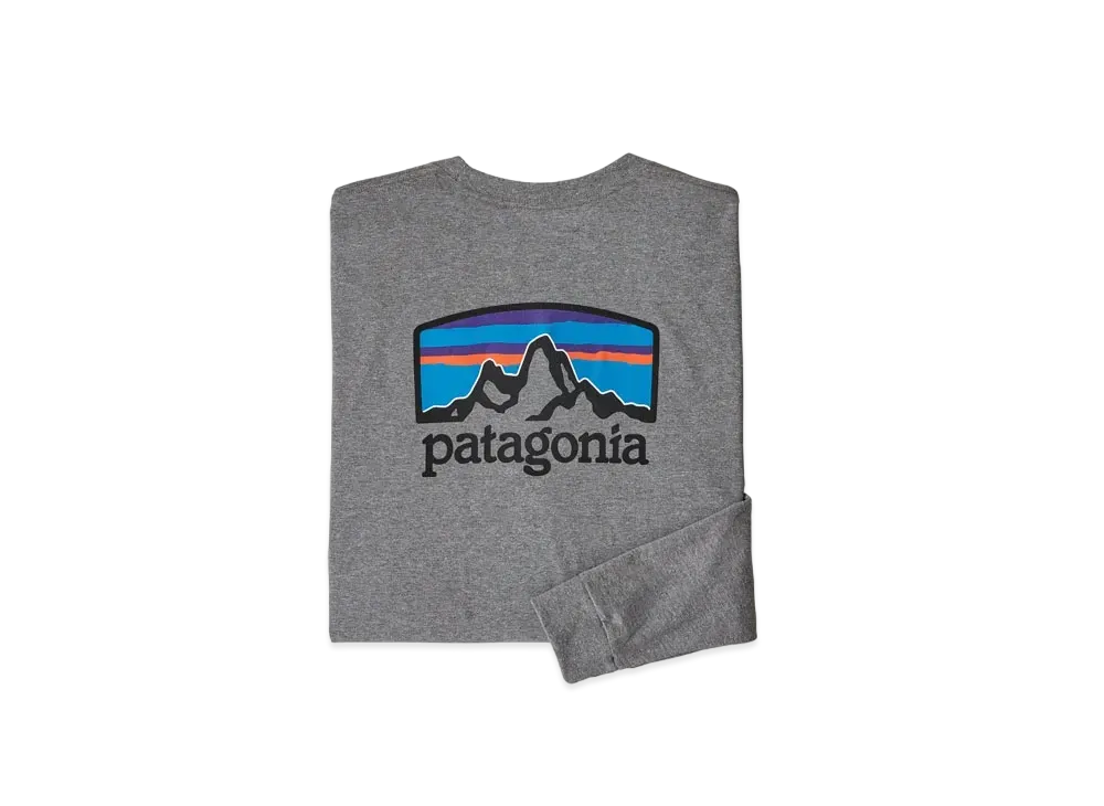 patagonia Men's LongSleeve Fitzroy Horizon Responsibility "Gravel Heather"