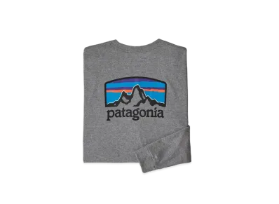 patagonia Men's LongSleeve Fitzroy Horizon Responsibility "Gravel Heather"