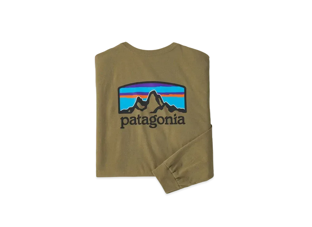 patagonia Men's LongSleeve Fitzroy Horizon Responsibility "Moray Khaki"
