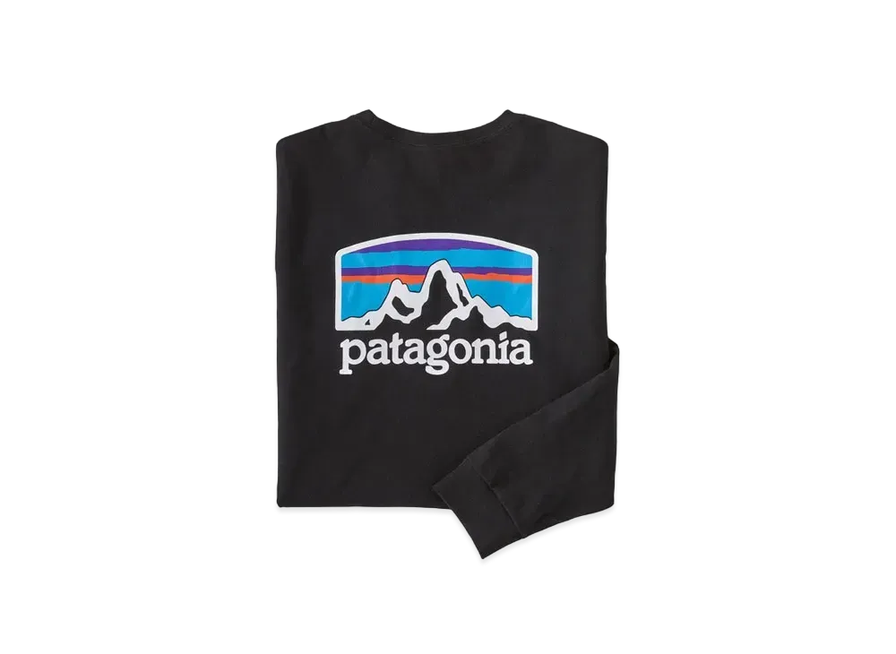 patagonia Men's LongSleeve Fitzroy Horizon Responsibility "Black"