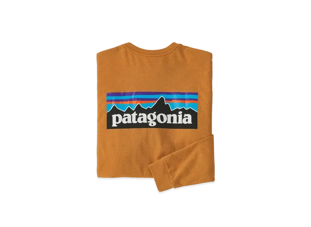 patagonia Men's LongSleeve P-6Logo Responsibility "Cloudberry Orange"