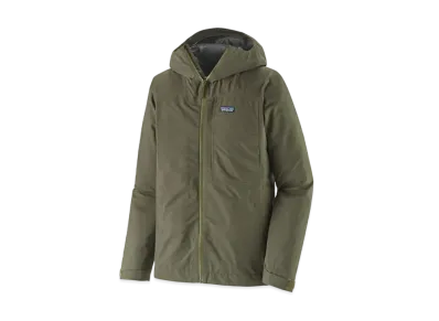 patagonia Men's Boulder Folk Rain Jacket "Basin Green"