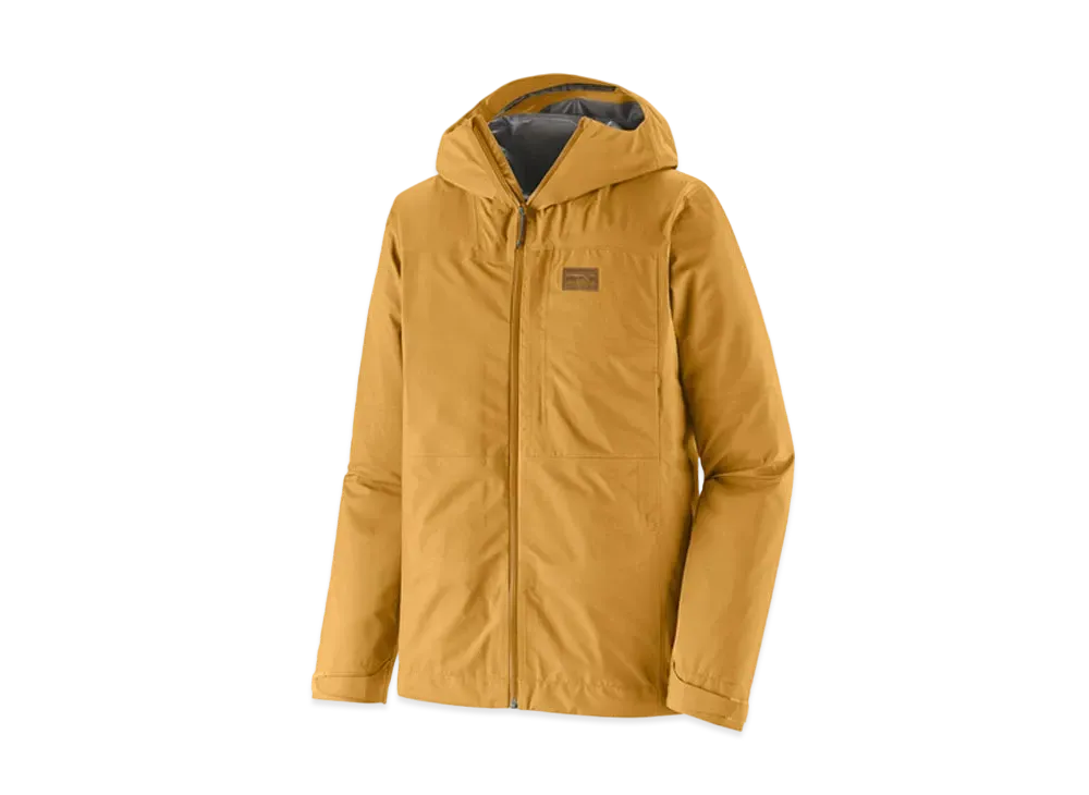 patagonia Men's Boulder Folk Rain Jacket "Pufferfish Gold"