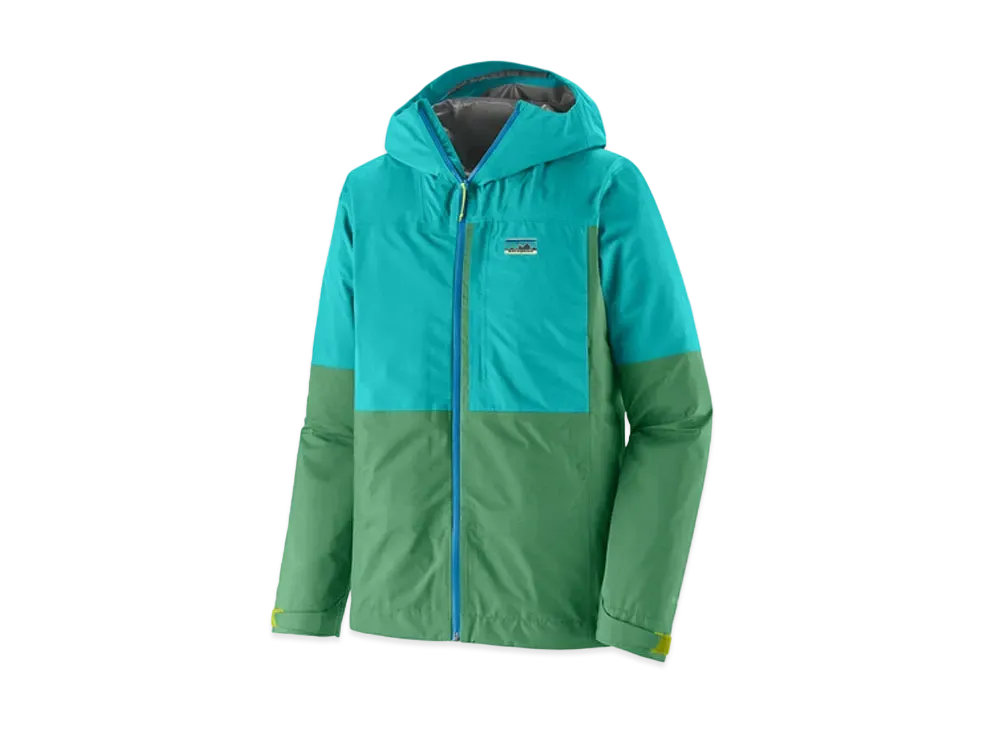 Patagonia GORE-TEX スノーボードジャケット フード付き 緑　M Patagonia GORE-TEX スノーボードジャケット フード付き 緑 M