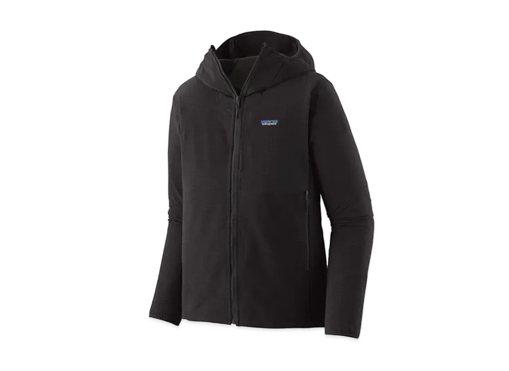 patagonia Men's R1 Tech Face Hoodie "Black"