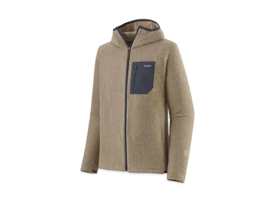 patagonia Men's R1 Air Full Zip Hoodie "Oar Tan"