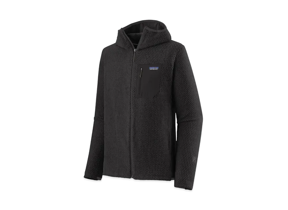 patagonia Men's R1 Air Full Zip Hoodie "Black"