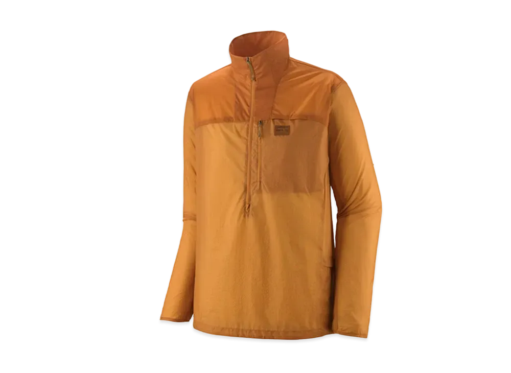 patagonia Men's Houdini Stash 1/2 Zip Pullover "Pufferfish Gold"