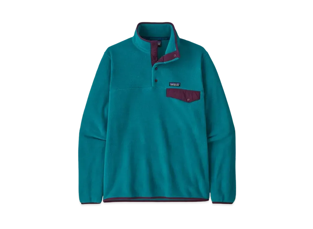 patagonia Men's Lightweight Scintilla Snap T-Pullover "Belay Blue"