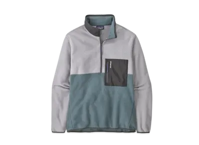 patagonia Men's Microdini 1/2 Zip Pullover "Salt Grey"