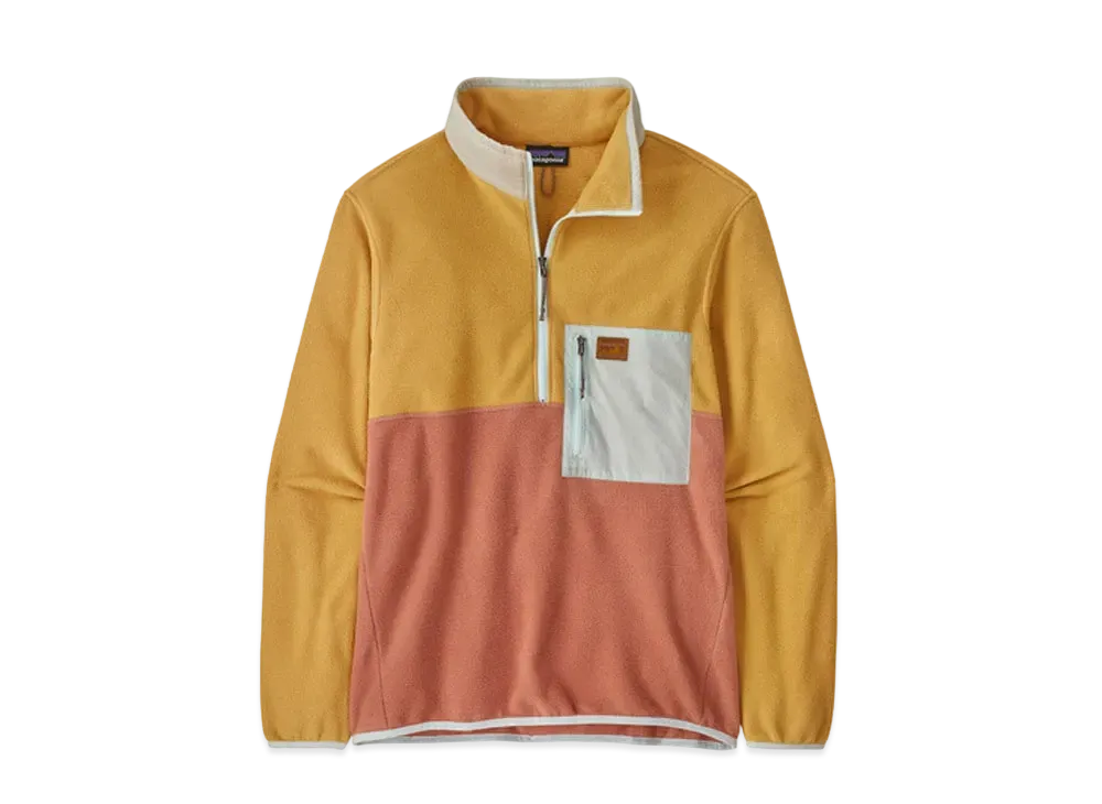 patagonia Men's Microdini 1/2 Zip Pullover "Sienna Clay"