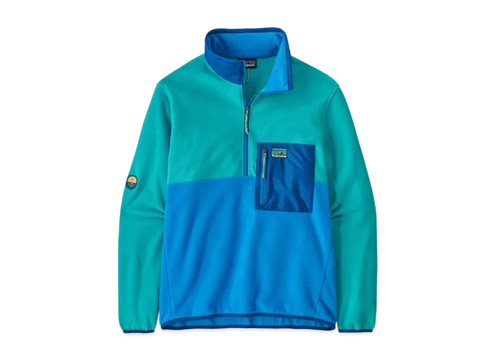 patagonia Men's Microdini 1/2 Zip Pullover "Vessel Blue"