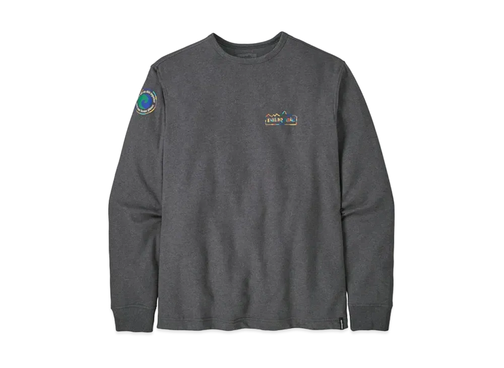 patagonia Men's Lightweight Unity Fitz Wildrise Crew "Ink Black"