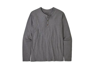 patagonia Men's Long Sleeve Daily Henry "Noble Grey"