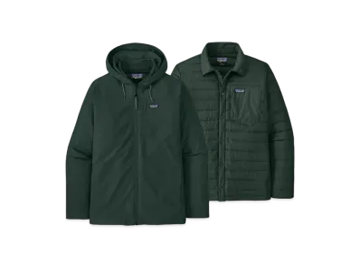 Patagonia Men's Down Drift Three In One Jacket "Northern Green"