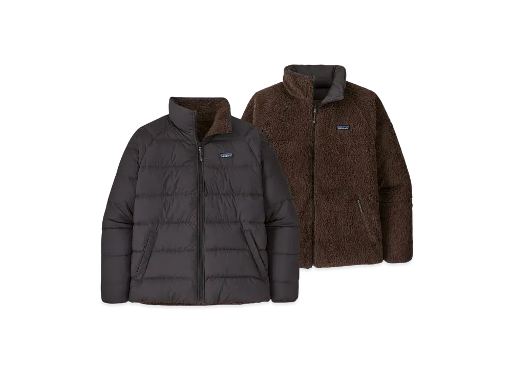 Patagonia Men's Reversible Silent Down Jacket "Black"
