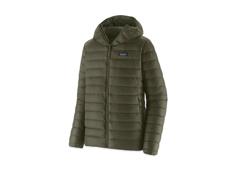 Patagonia Men's Down Sweater Hoodie "Needle Green"