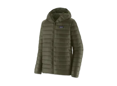 Patagonia Men's Down Sweater Hoodie "Needle Green"