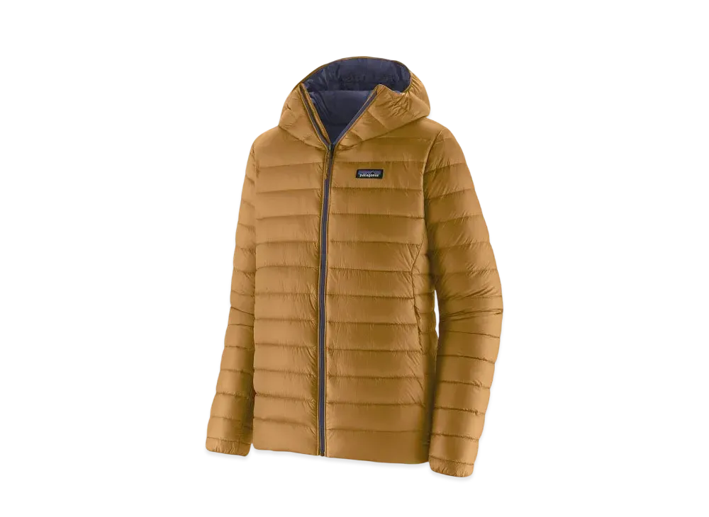 Patagonia Men's Down Sweater Hoodie "Brown"