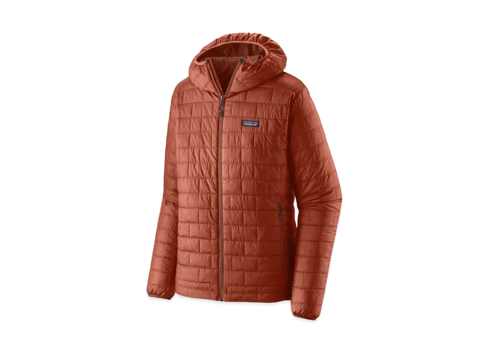 Patagonia Men's Nano Puff Hoodie "Red"
