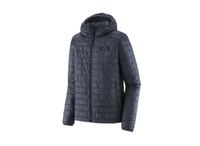 Patagonia Men's Nano Puff Fitzroy Trout Hoodie "Smolder Blue"