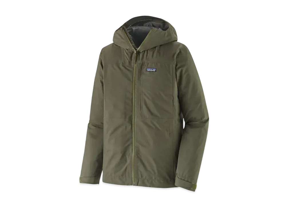 Patagonia Men's Boulder Fork Rain Jacket "Basin Green"
