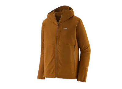 Patagonia Men's R1 Tech Face Fitzroy Trout Hoodie "Brown"
