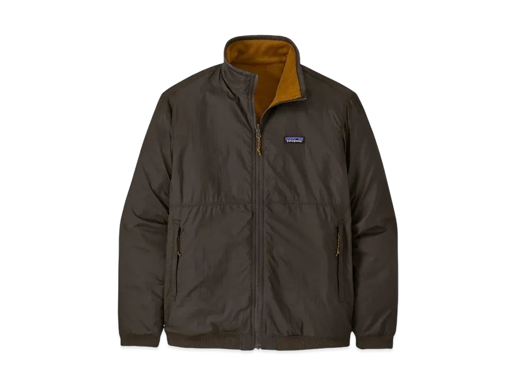 Patagonia Men's Reversible Shelled Microdini Jacket "Dark Walnut"