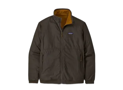 Patagonia Men's Reversible Shelled Microdini Jacket "Dark Walnut"