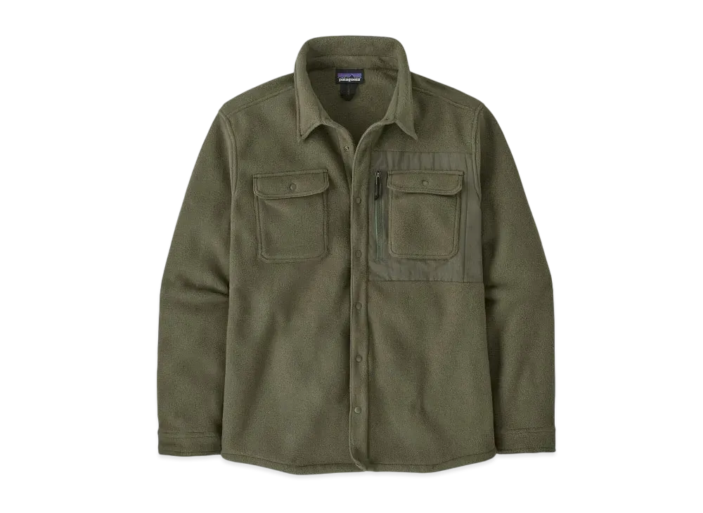 Patagonia Men's Synchilla Shirt Jacket "Basin Green"