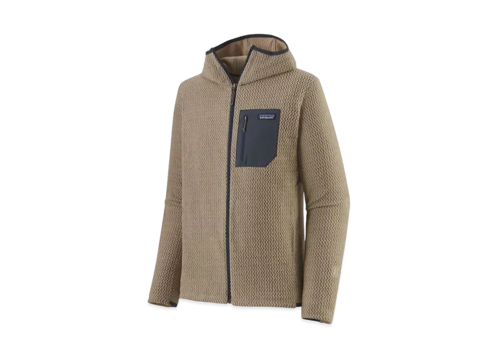 Patagonia Men's R1 Air Full Zip Hoodie "Tan"