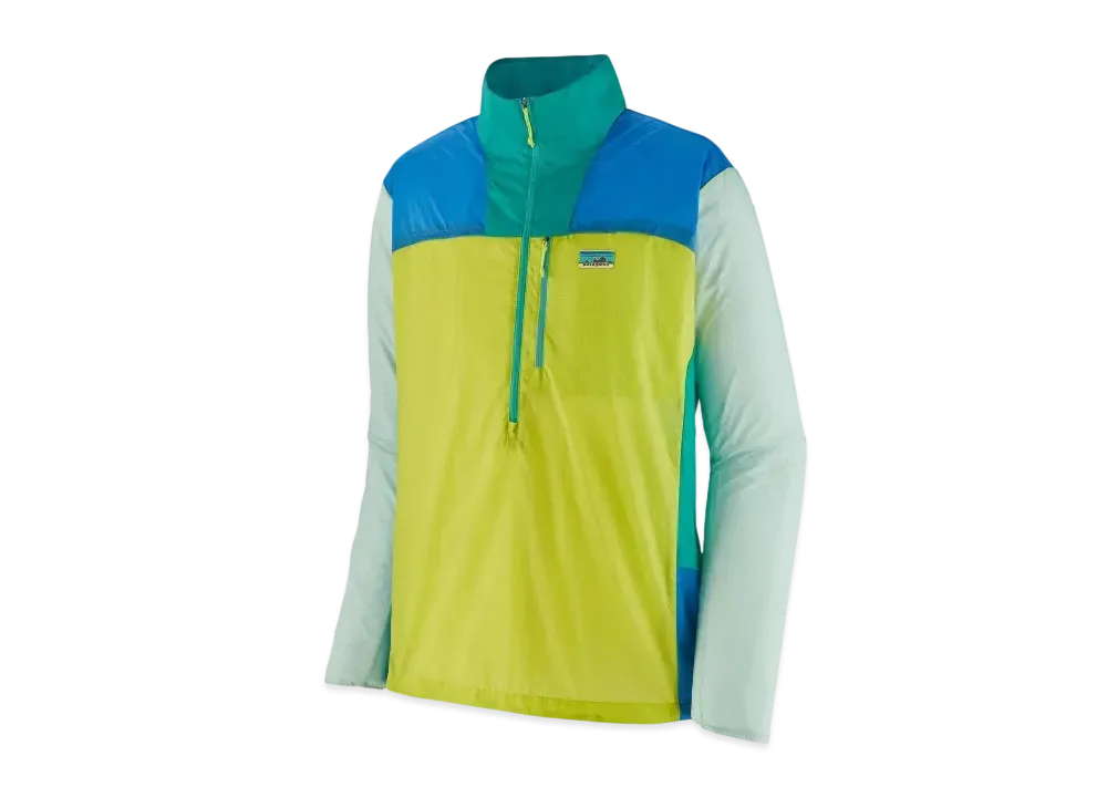 Patagonia Men's Houdini Stash 1/2 Zip Pullover "Phosphorus Green"