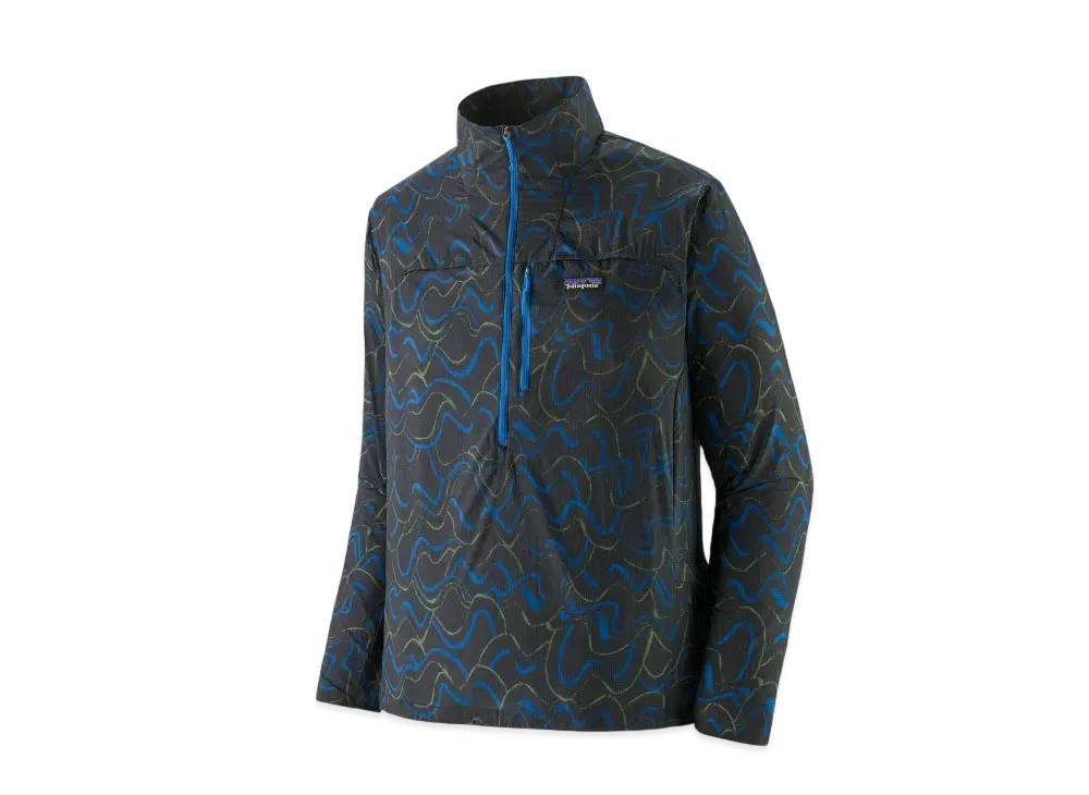 Patagonia Men's Houdini Stash 1/2 Zip Pullover "Endless Blue"