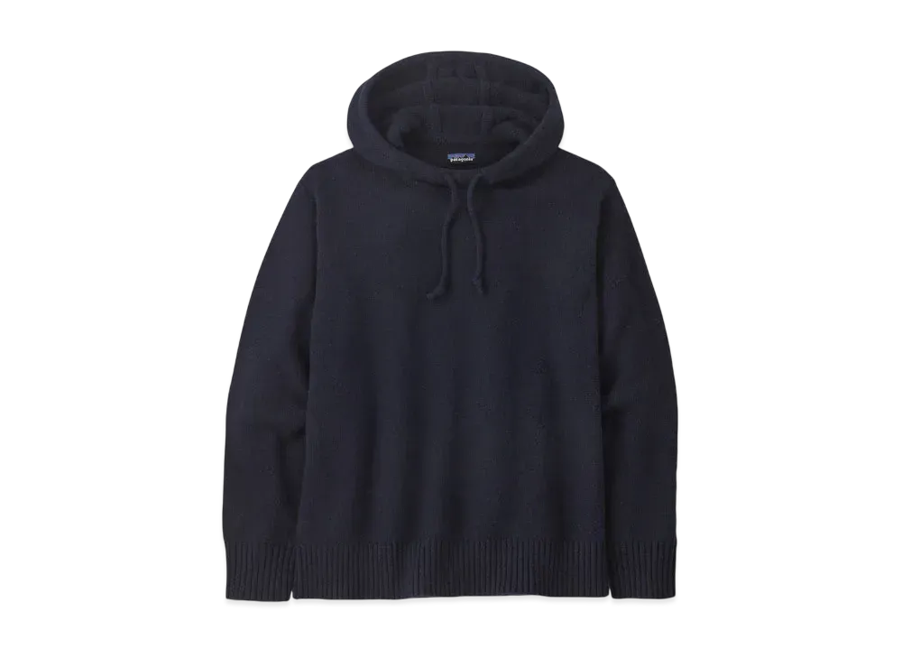 Patagonia Men's Recycled Wool Blend Sweater Hoodie "Navy"