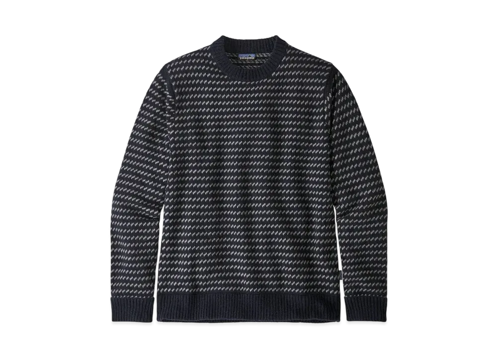 Patagonia Men's Recycled Wool Blend Sweater "Navy"