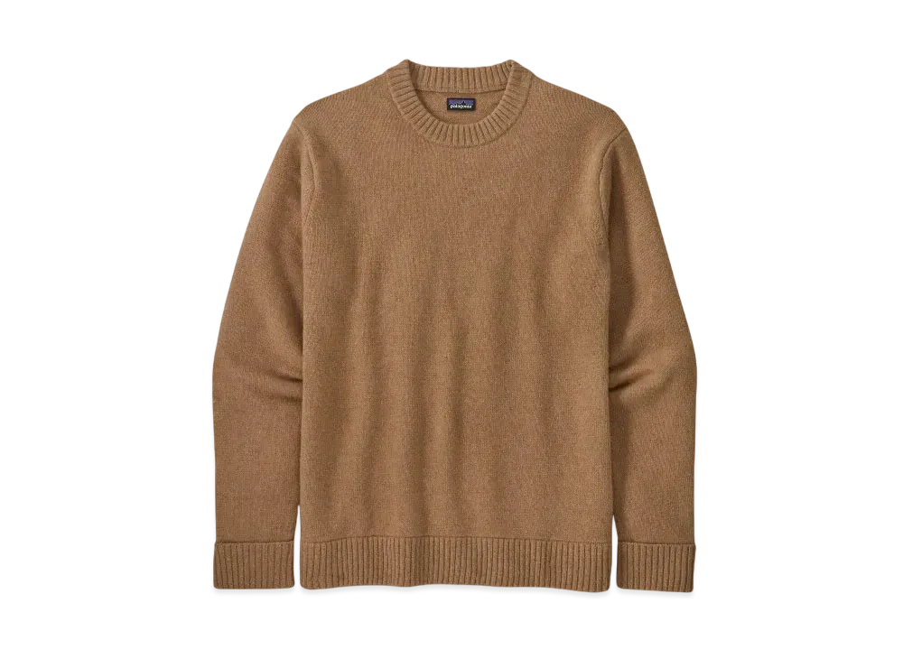 Patagonia Men's Recycled Wool Blend Sweater "Brown"