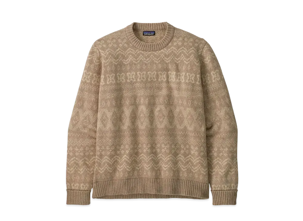 Patagonia Men's Recycled Wool Blend Sweater "Grey"