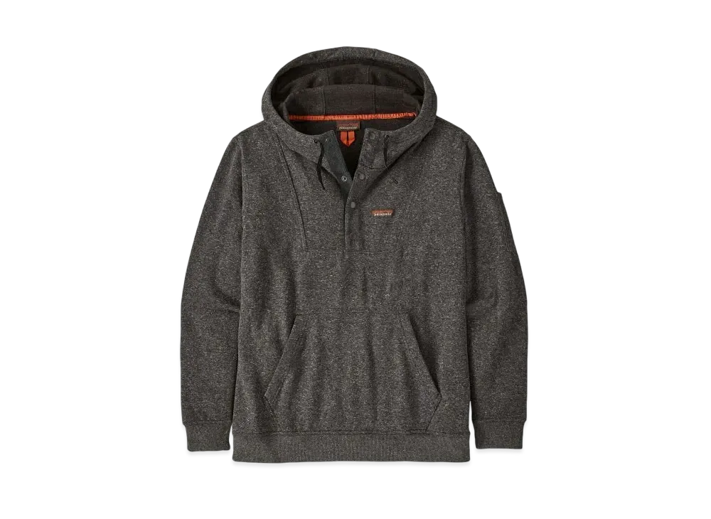 Patagonia Men's Hemp Hoodie Sweatshirt "Black"
