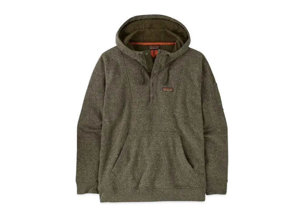 Patagonia Men's Hemp Hoodie Sweatshirt "Needle Green"