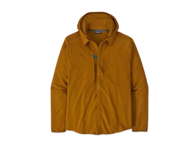 Patagonia Men's River Rambler Hybrid Sun Hoodie "Brown"