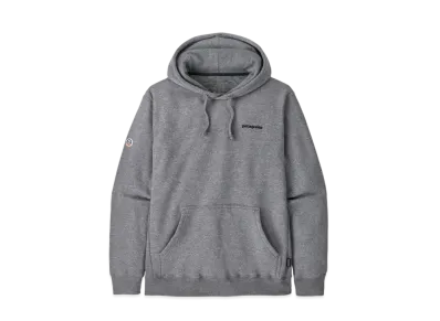 Patagonia Men's Fitz Roy Icon Uprisal Hoodie "Grey Heather"