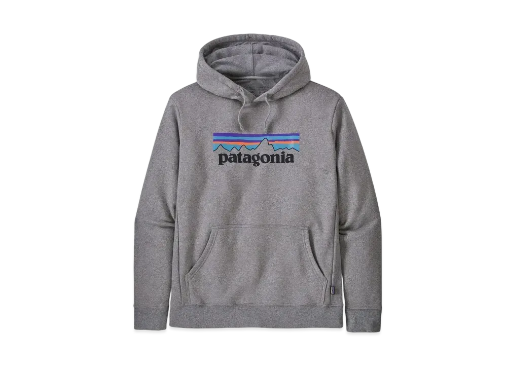Patagonia Men's P-6 Logo Uprisal Hoodie "Grey Heather"